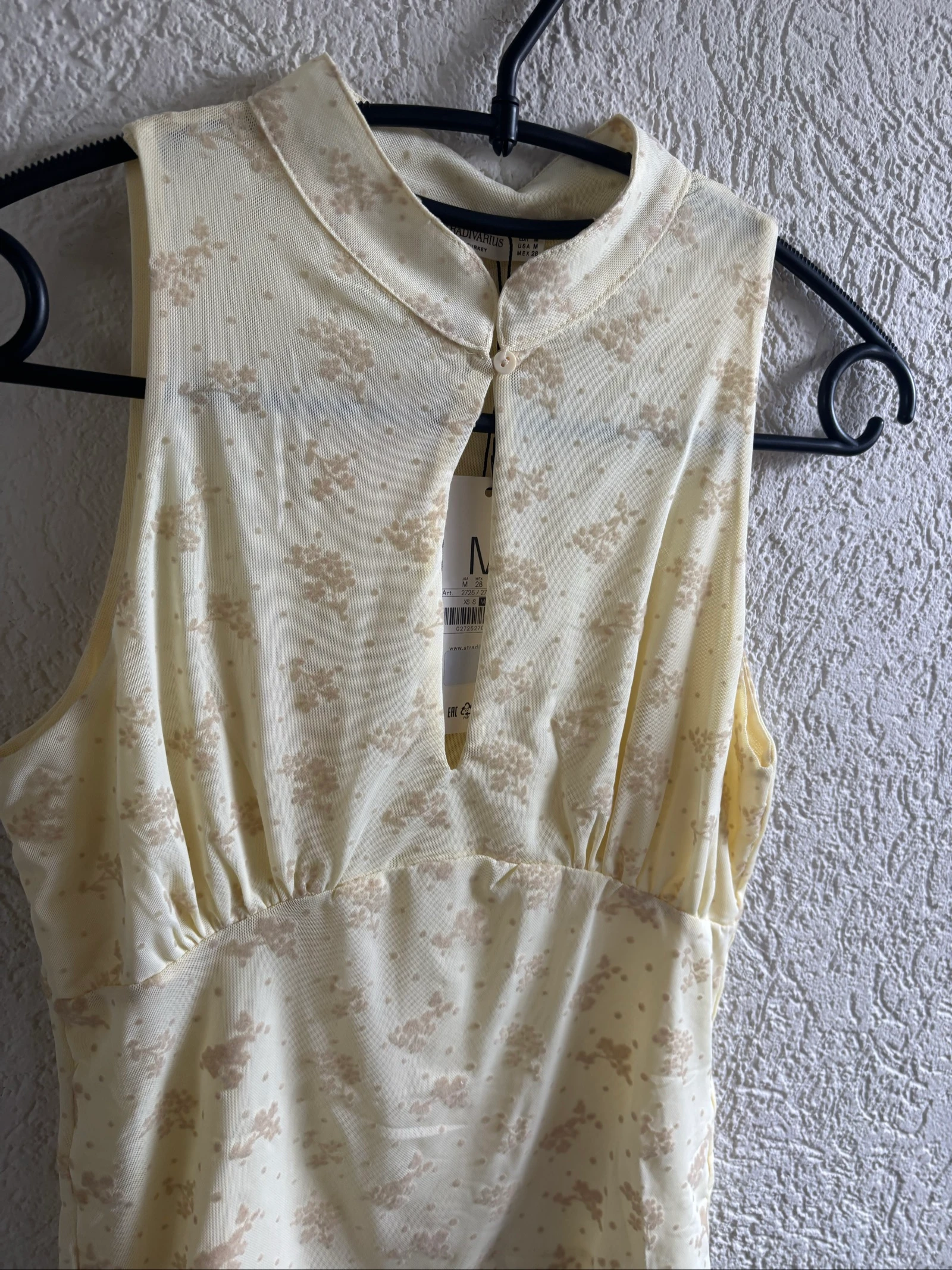 Stradivarius yellow summer top ladies - size M – photo 4